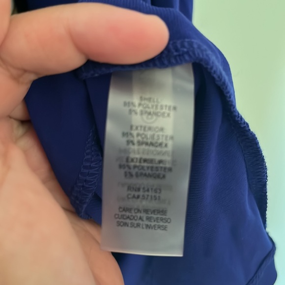 Calvin Klein Royal Blue Women's Blouse - Picture 5 of 6